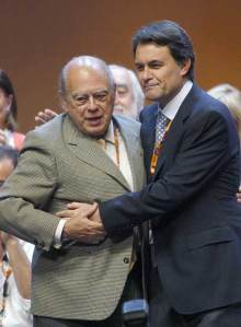 El vals de Mas con Pujol en el último congreso de CDC